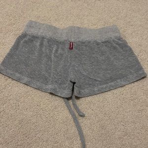 Grey hard tail shorts in size meduim
